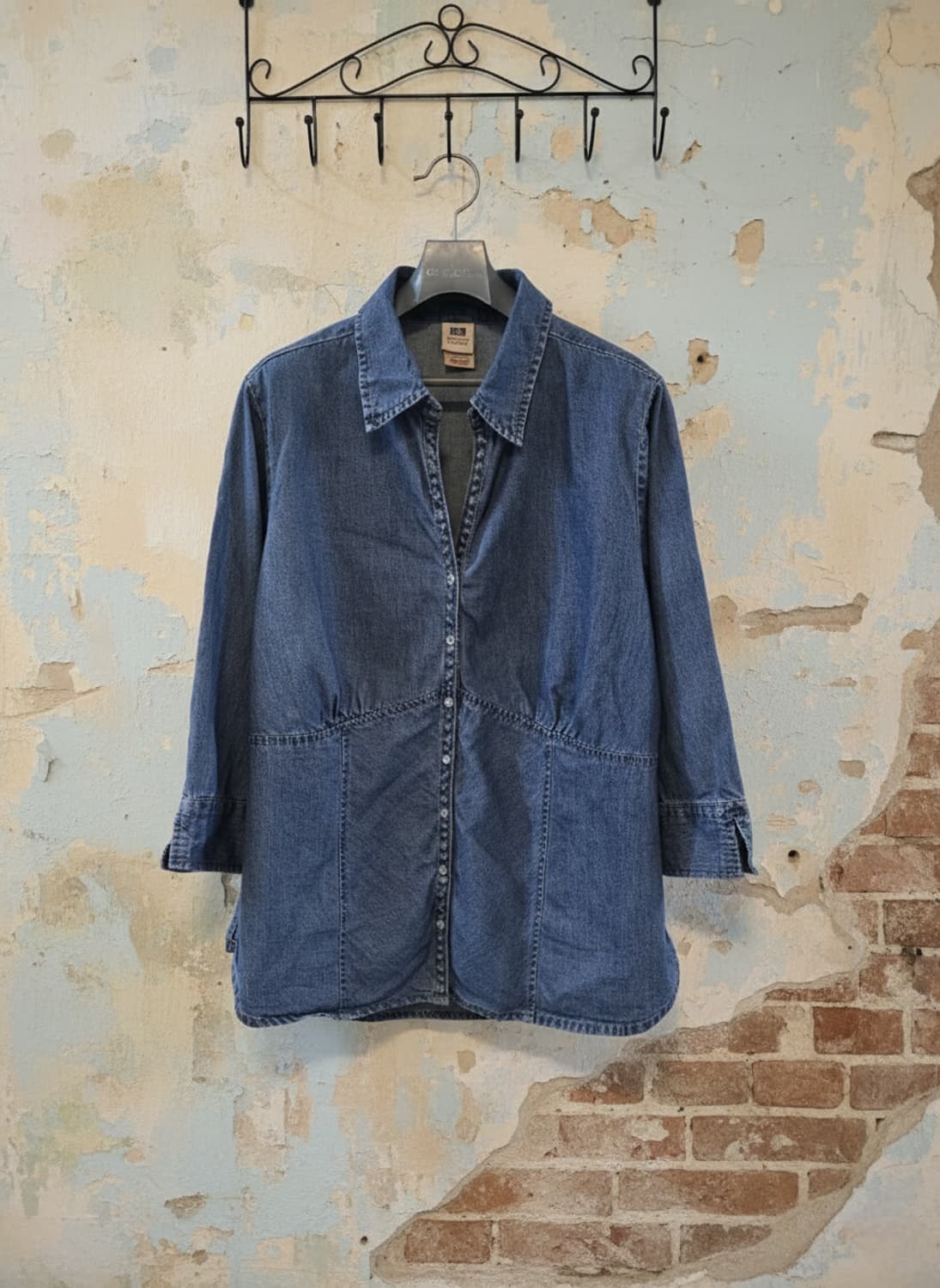 Faded Glory 여성 데님 셔츠 Free 상품이미지1