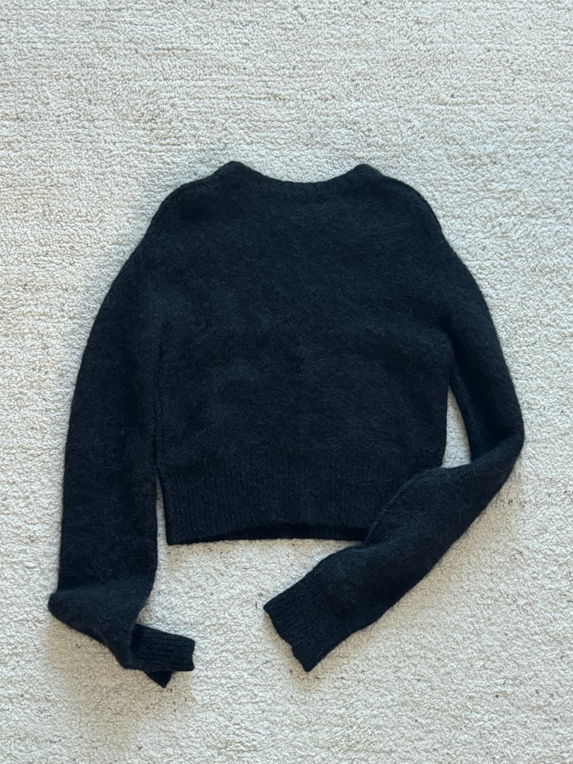 헬무트랭(Helmut Lang) 알파카 울 크롭 니트 풀오버 상품이미지3