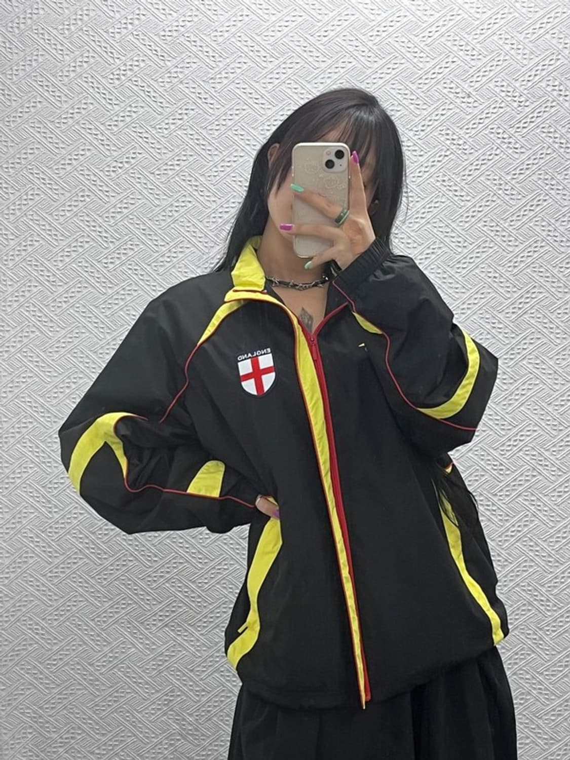 엄브로 잉글랜드 축구 오버핏 윈드브레이커 바람막이 100 C07340 상품이미지2