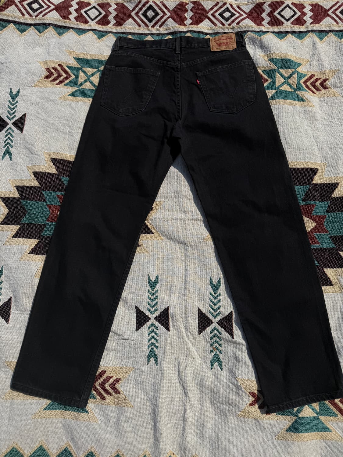 리바이스 550 흑청 33/32 상품이미지10