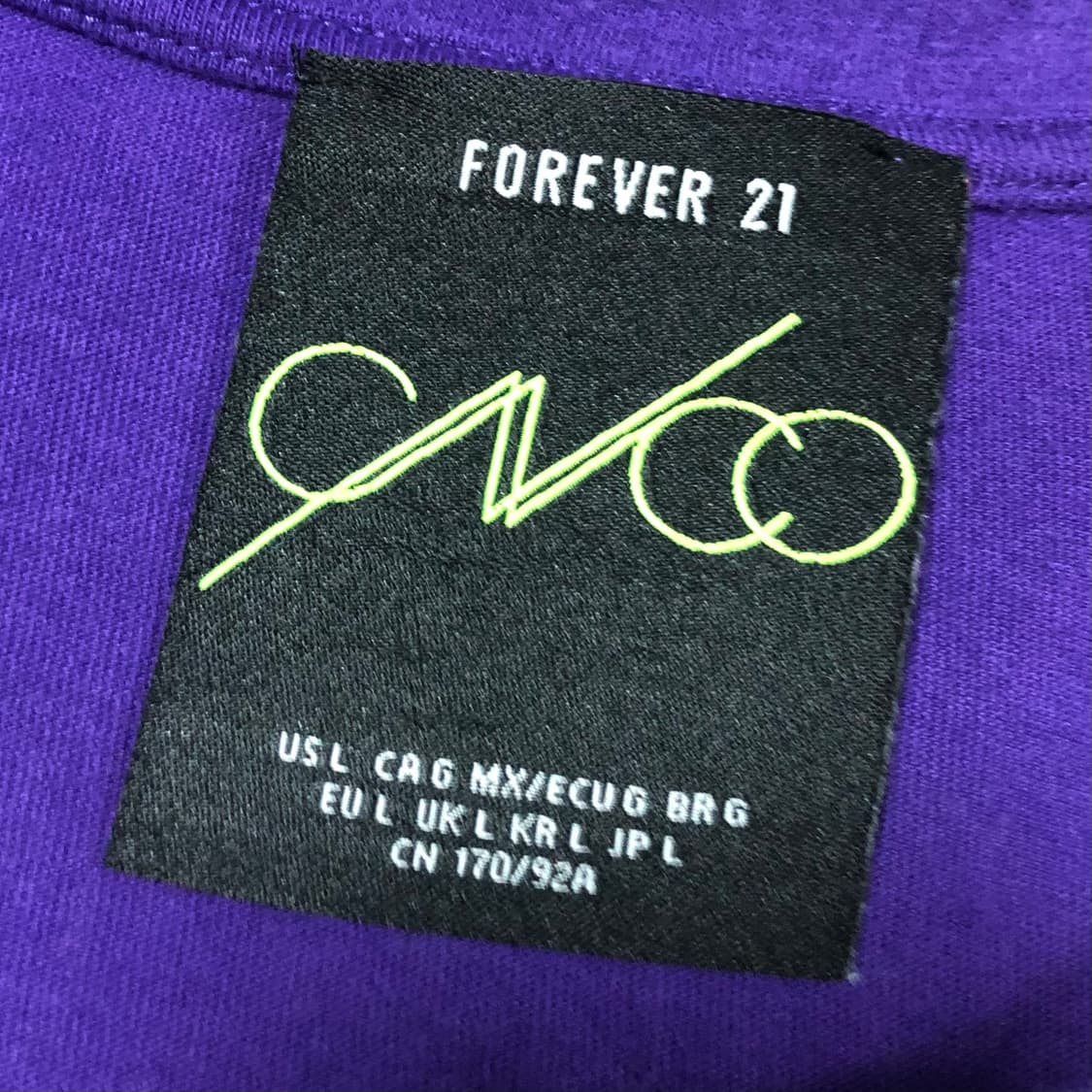 포에버21 CNCO 월드투어 티셔츠  상품이미지5