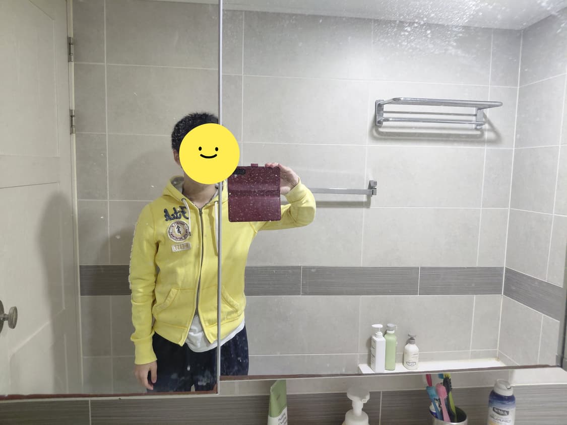 투웨이 지퍼 아베크롬비 슬림핏 후드집업 노랑 옐로우 착샷있음 상품이미지5