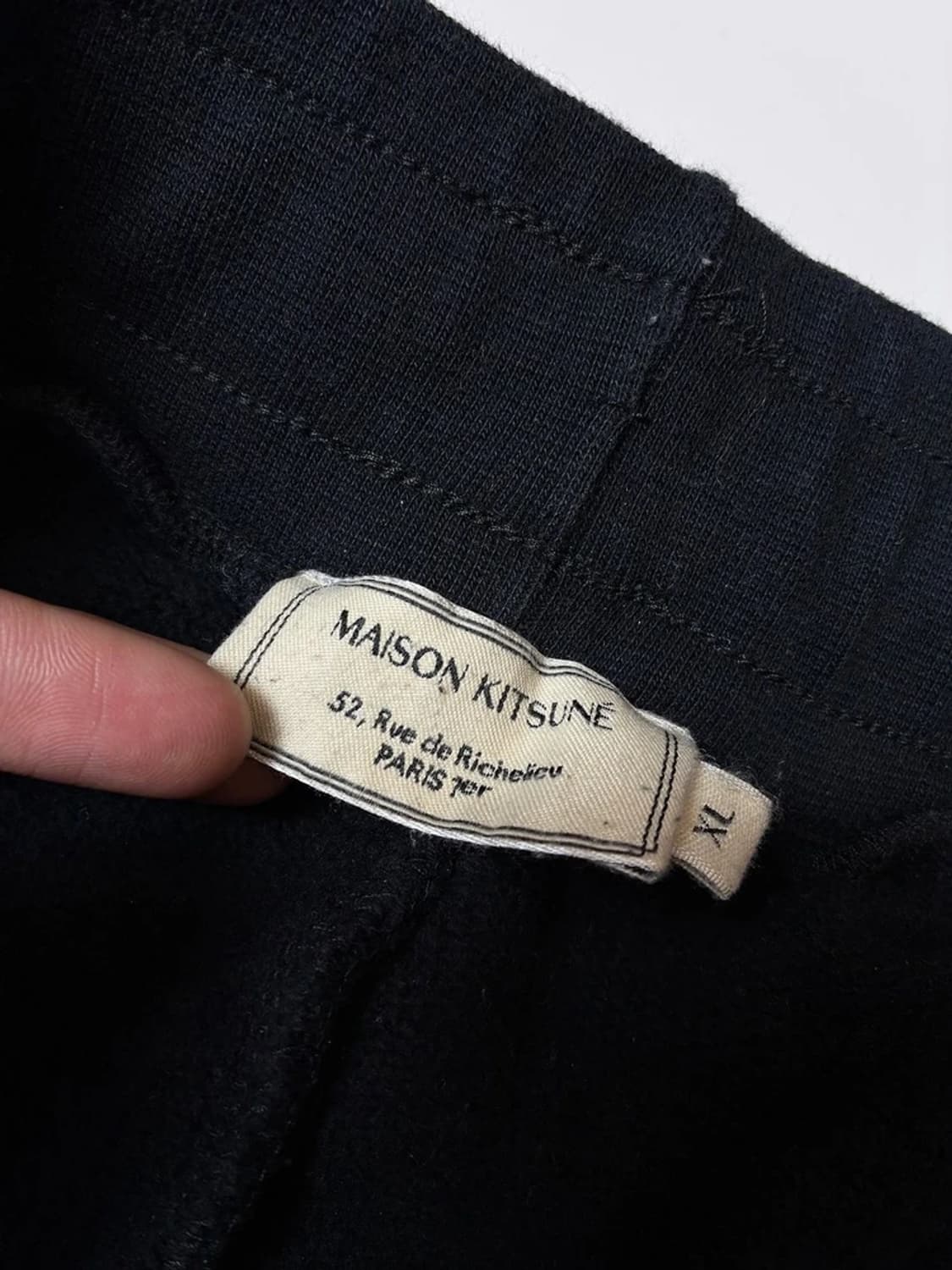 메종키츠네 사이드라인 헤비 코튼 스웻 팬츠 PN8842 상품이미지5