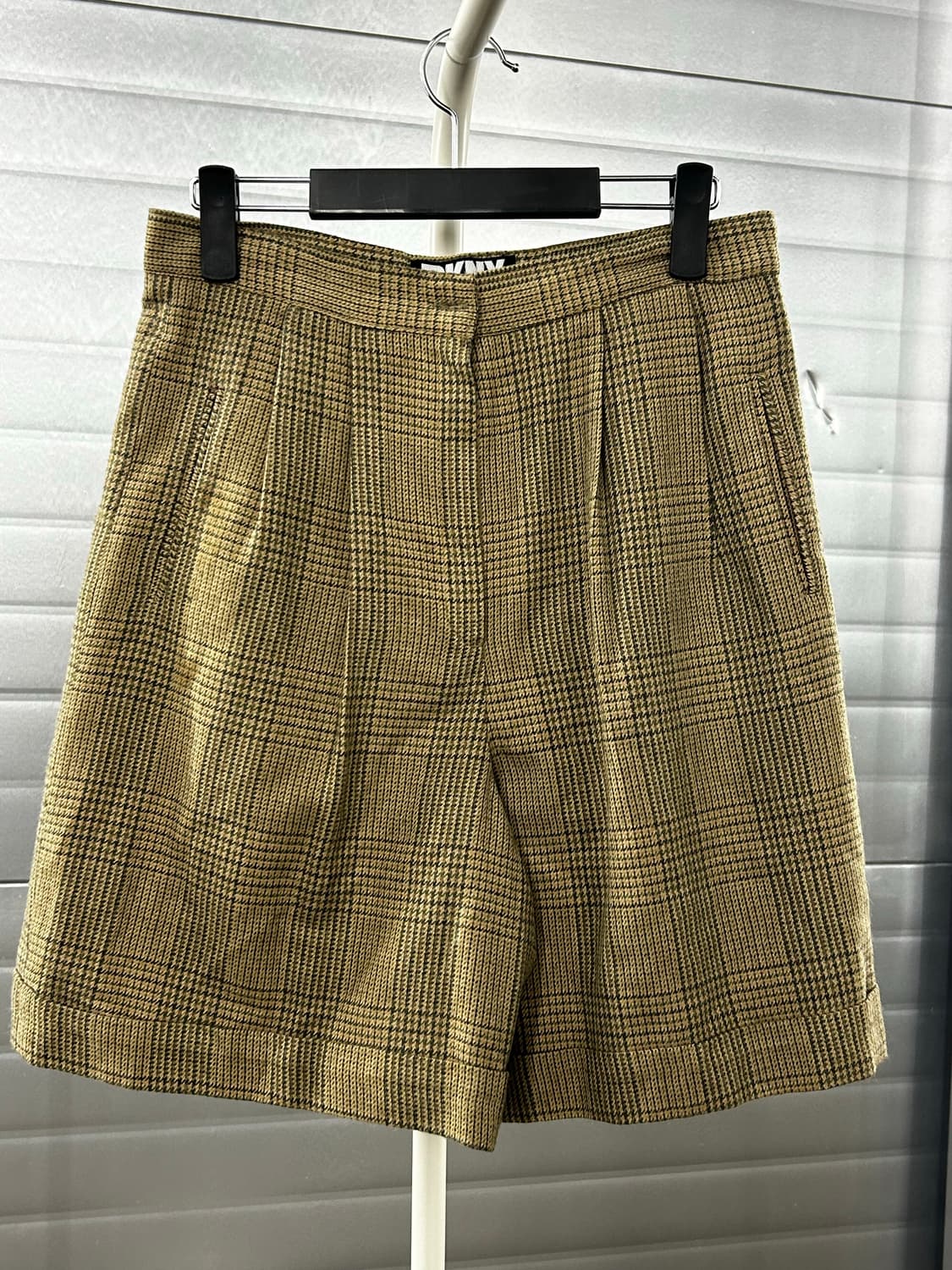 DKNY 모직 체크 반바지 숏팬츠 상품이미지2