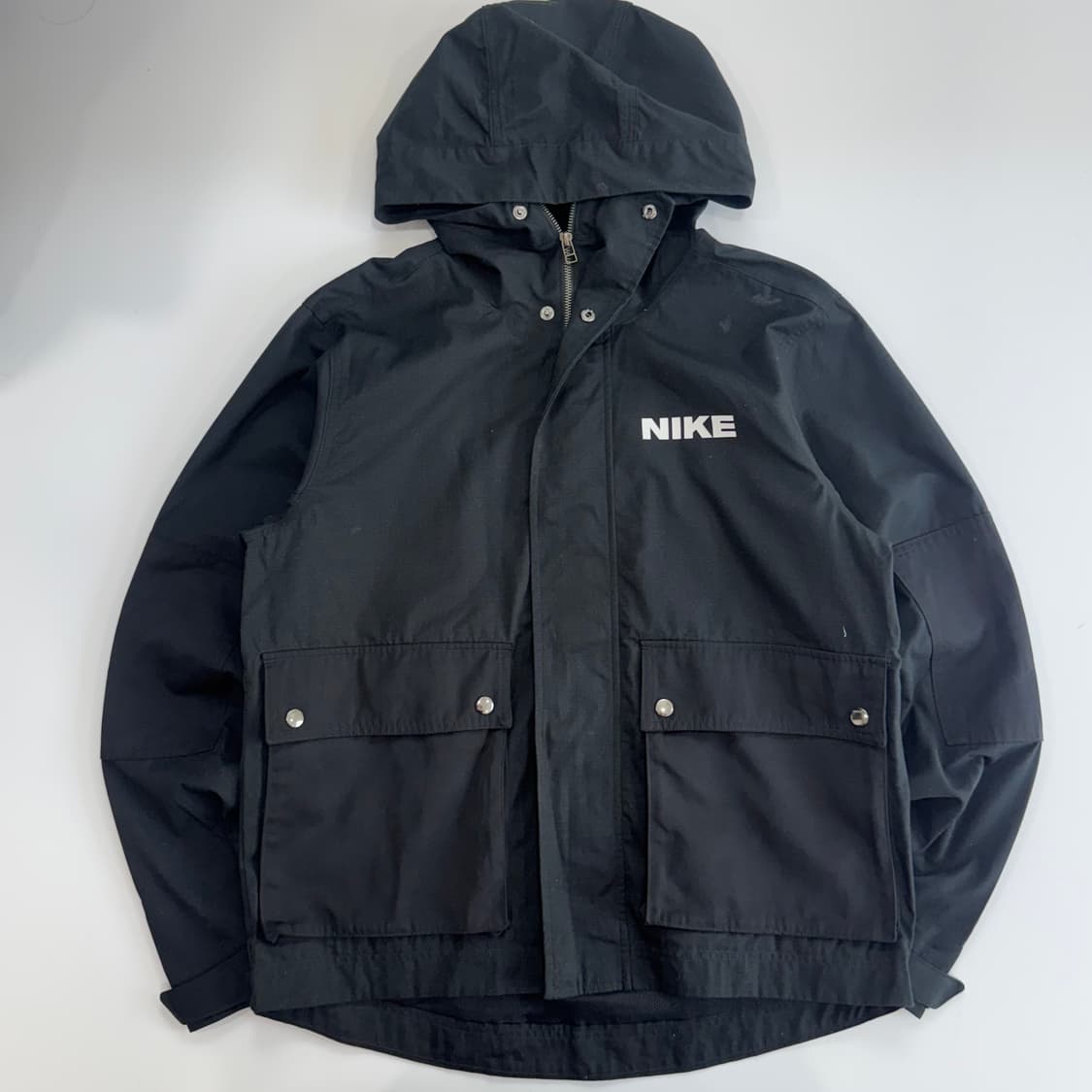 Nike 나이키 스펠아웃 로고 백 포켓 후드집업 상품이미지3