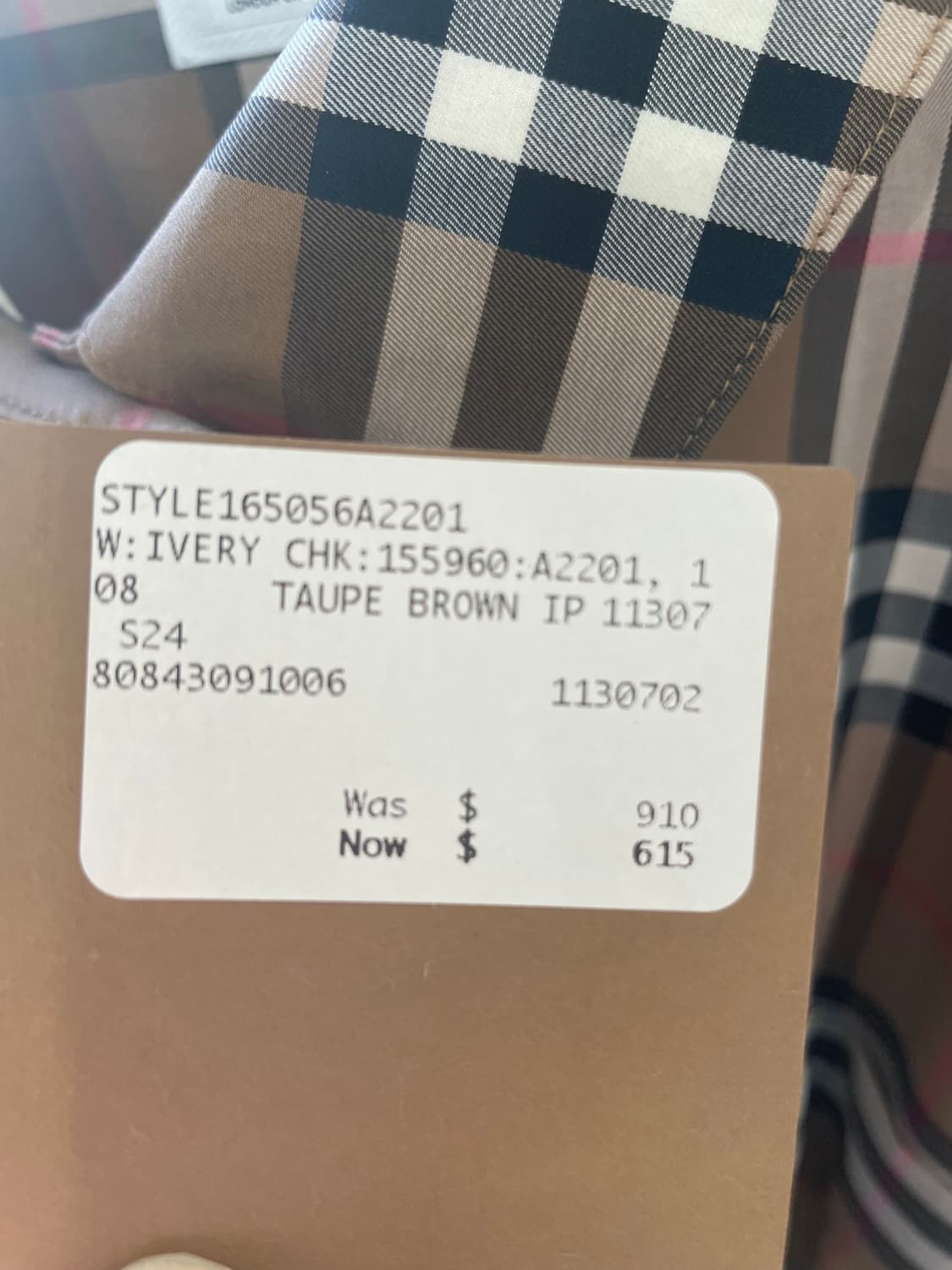 버버리 롱 원피스 상품이미지5