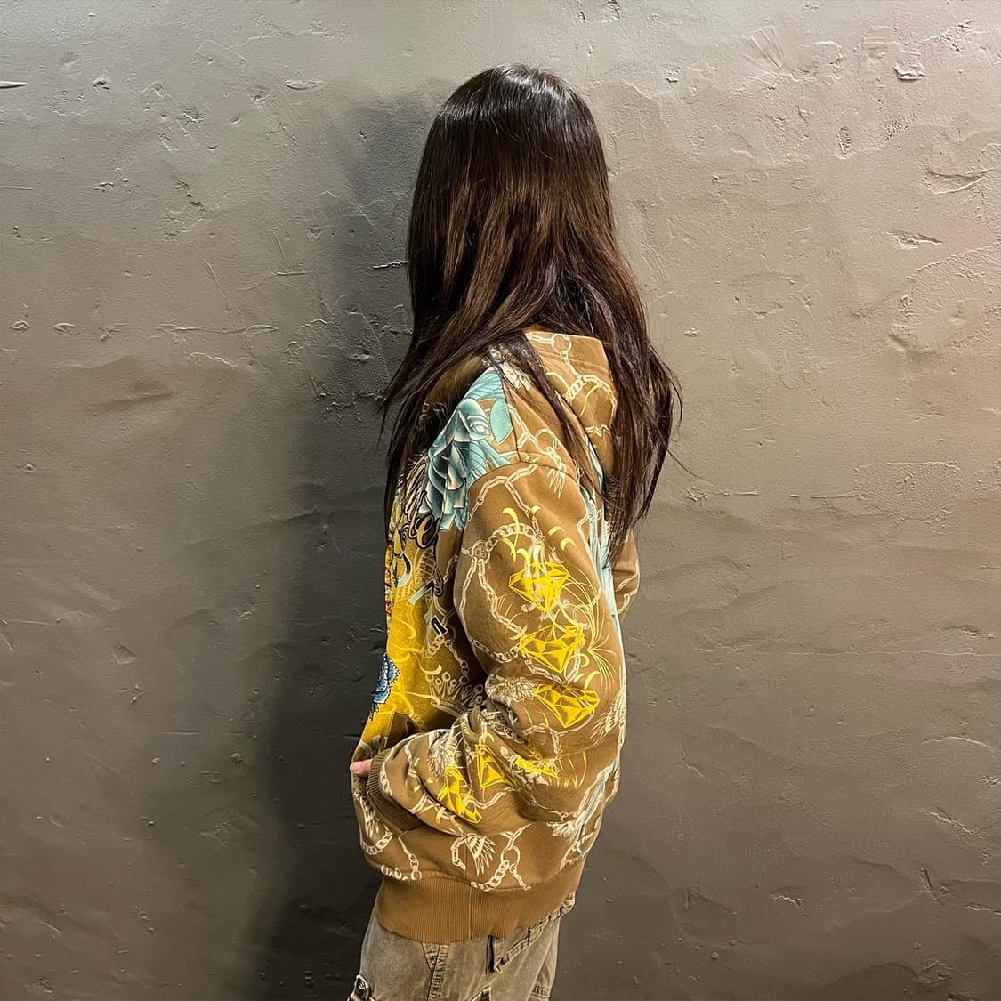 올드스쿨 프린팅 후드집업 상품이미지5
