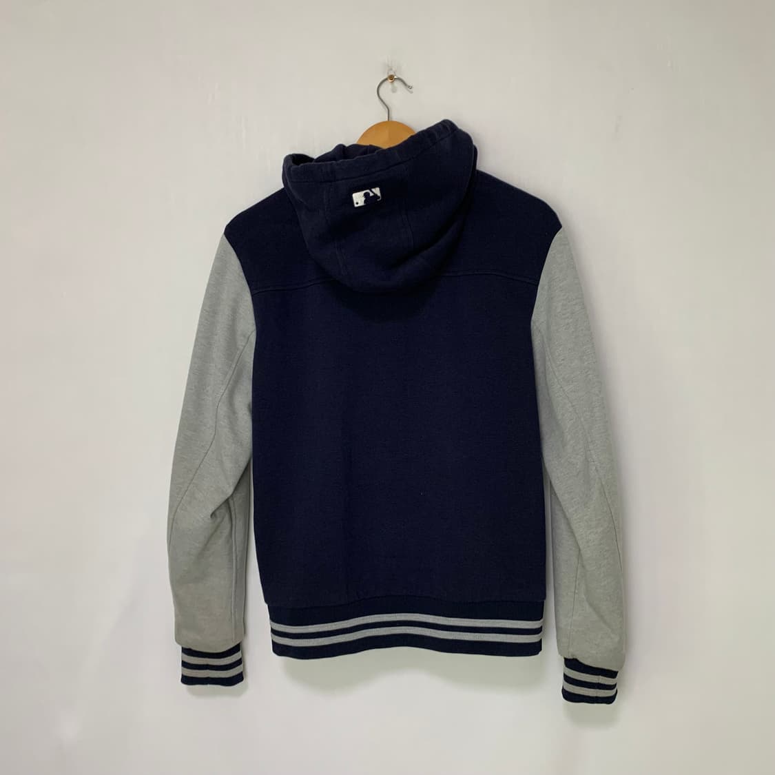 MLB 양키스 후드 스타디움 봄버자켓 네이비 그레이 야구 점퍼 95 상품이미지5