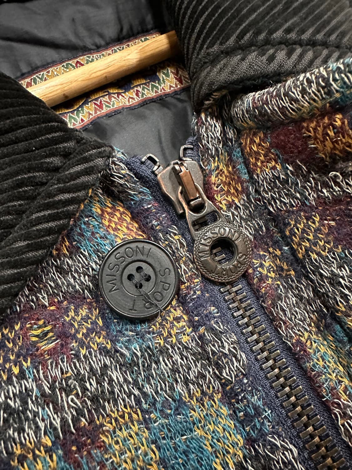 (M)미쏘니 스포츠 빈티치 패브릭 코트 상품이미지7