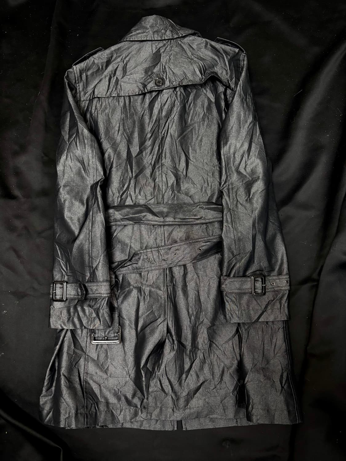 Stone Washed Chic Mood Coat Jacket 상품이미지7