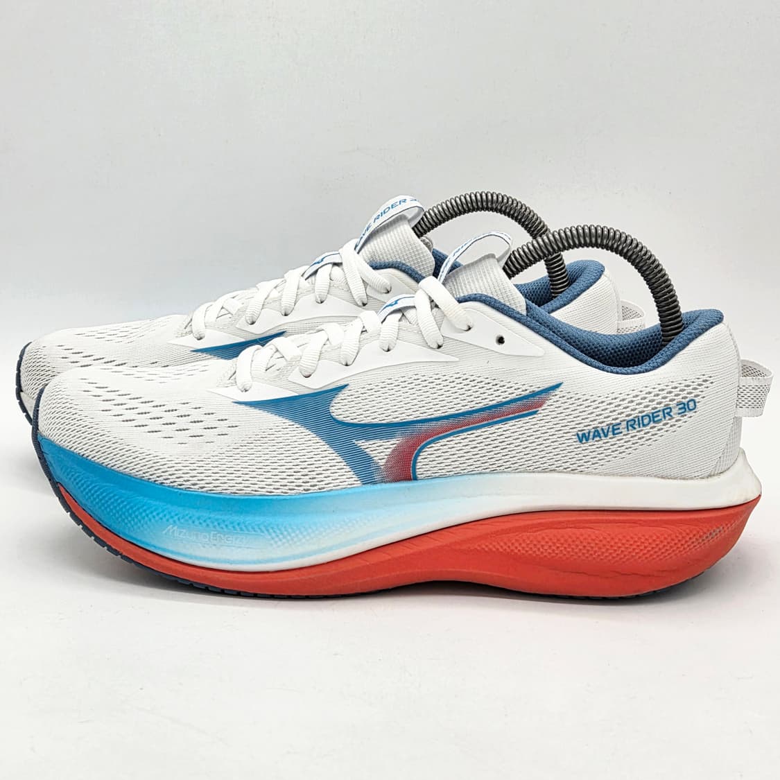  미즈노 웨이브 라이더30 흰/파 (270)  상품이미지1
