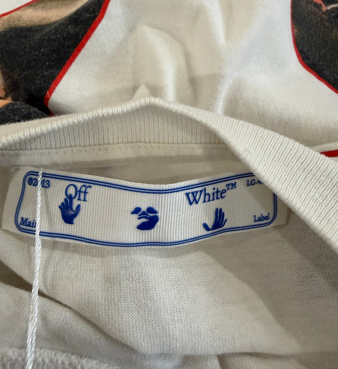 오프화이트 카라바조 반팔 티셔츠 상품이미지5