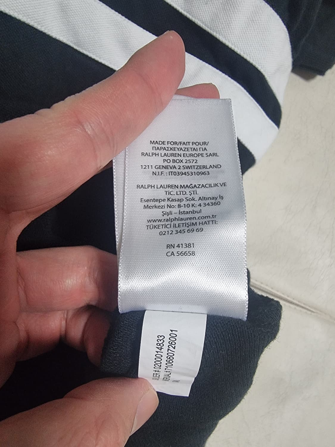 [정품/1회착용] 폴로 랄프로렌 빅포니 클래식핏 카라티 (M사이즈) 상품이미지3