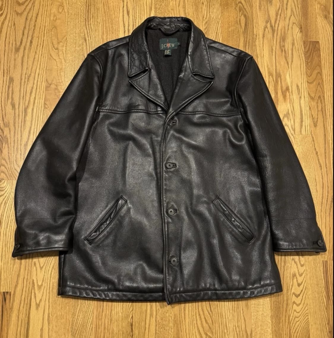올드 제이크루 래더 카코트 j crew leather car coat 상품이미지1