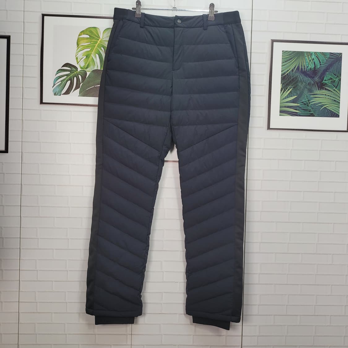 와이드앵글 다운 패딩 조거 팬츠 바지 36사이즈 새상품급 상품이미지1