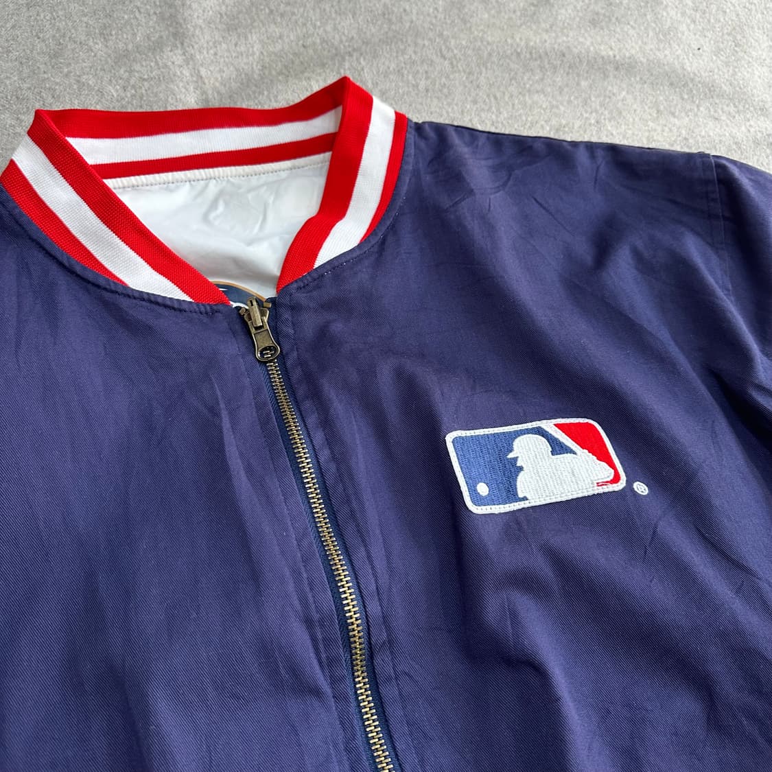 MLB 버드와이저 베이스볼 리버서블 바시티 자켓M-L 상품이미지8
