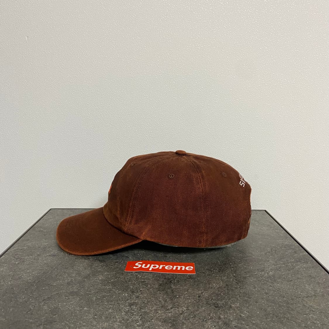 (OS) 슈프림 6패널 볼캡 모자 워시드 트윌 러스트 브라운 상품이미지2