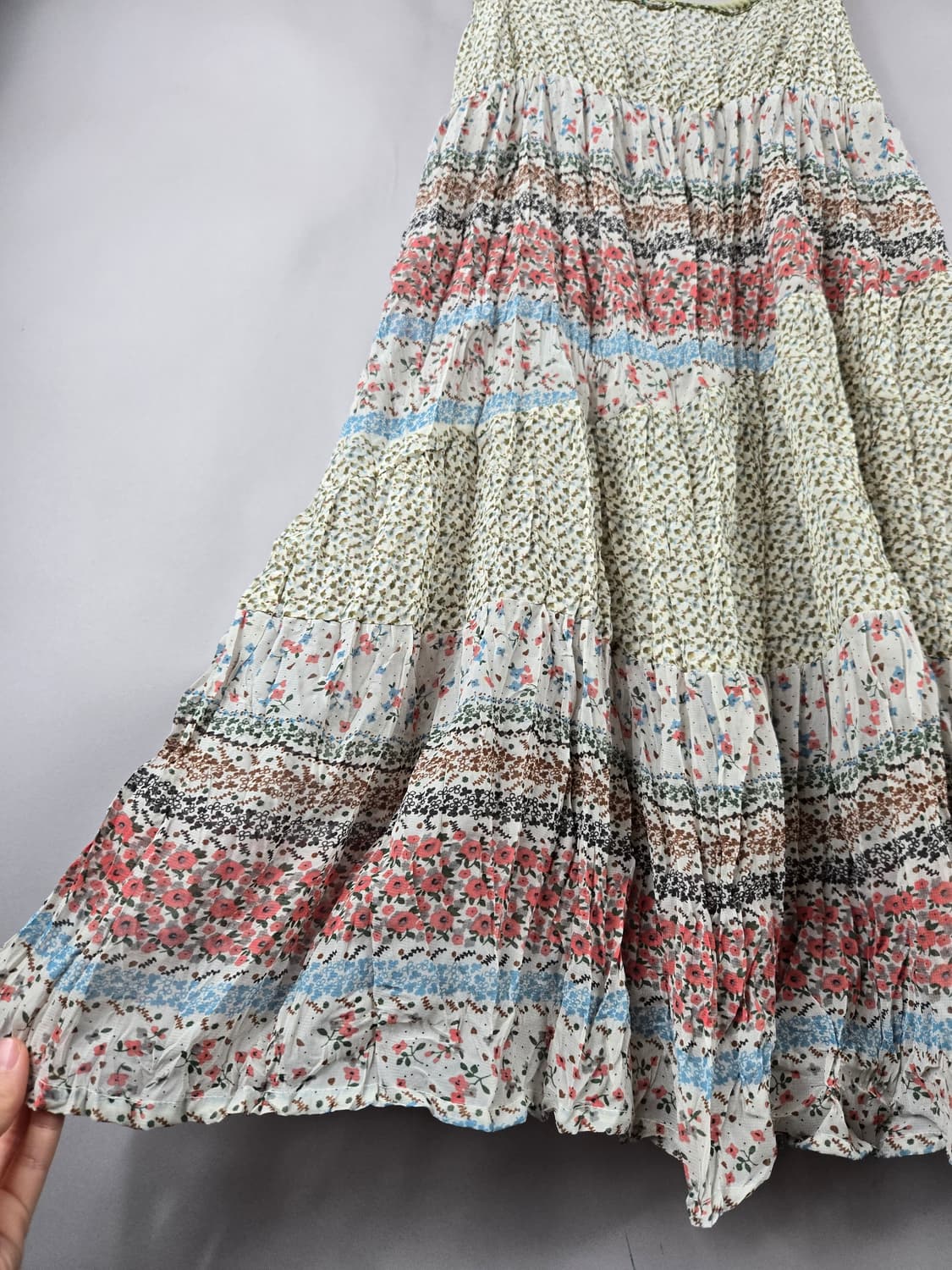 [무료배송]써스데이아일랜드 M 여성 보헤미안 레이어드 원피스 상품이미지5