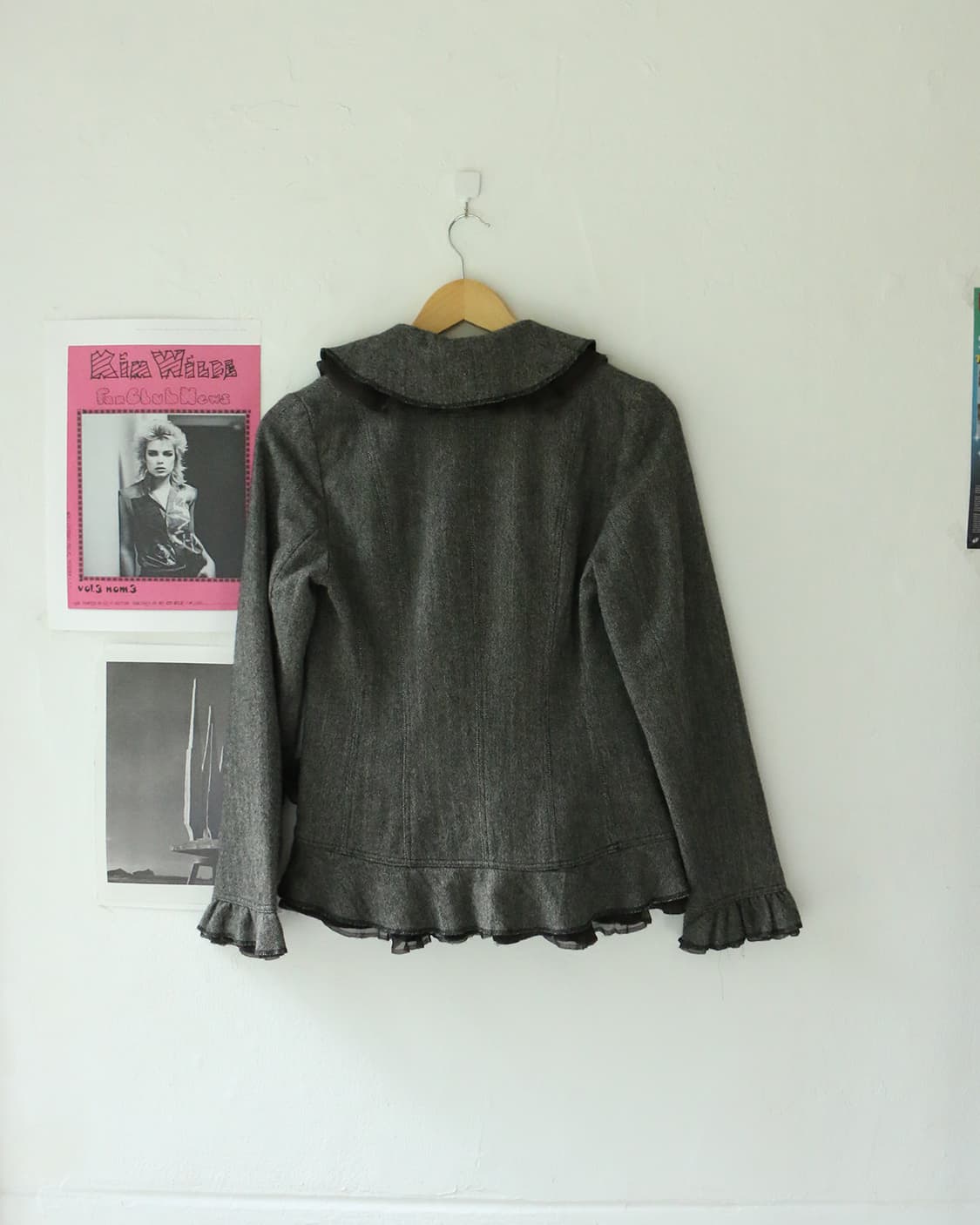 빈티지 러플 블레이저 자켓 상품이미지2