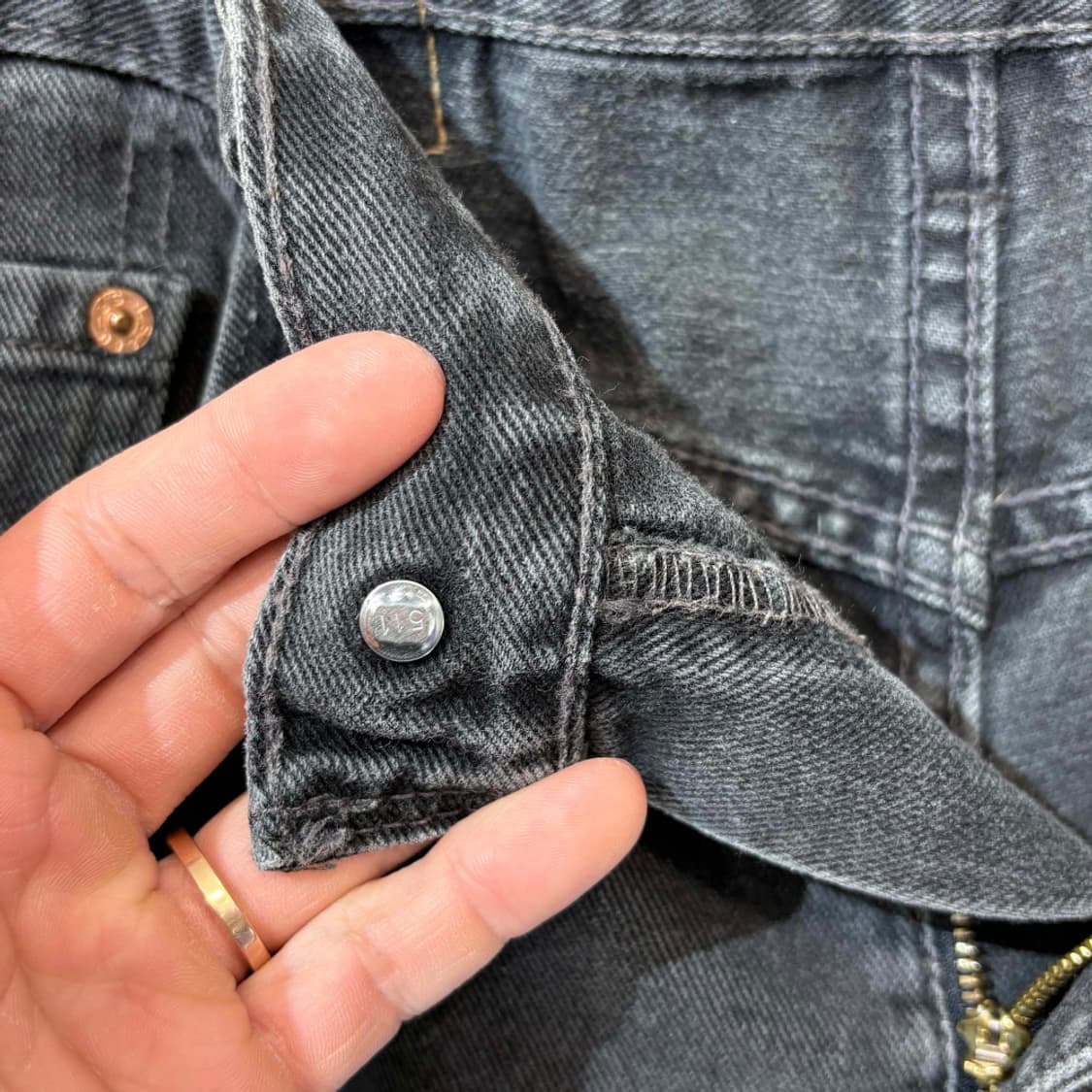 리바이스 made in usa 550 블랙진 상품이미지3