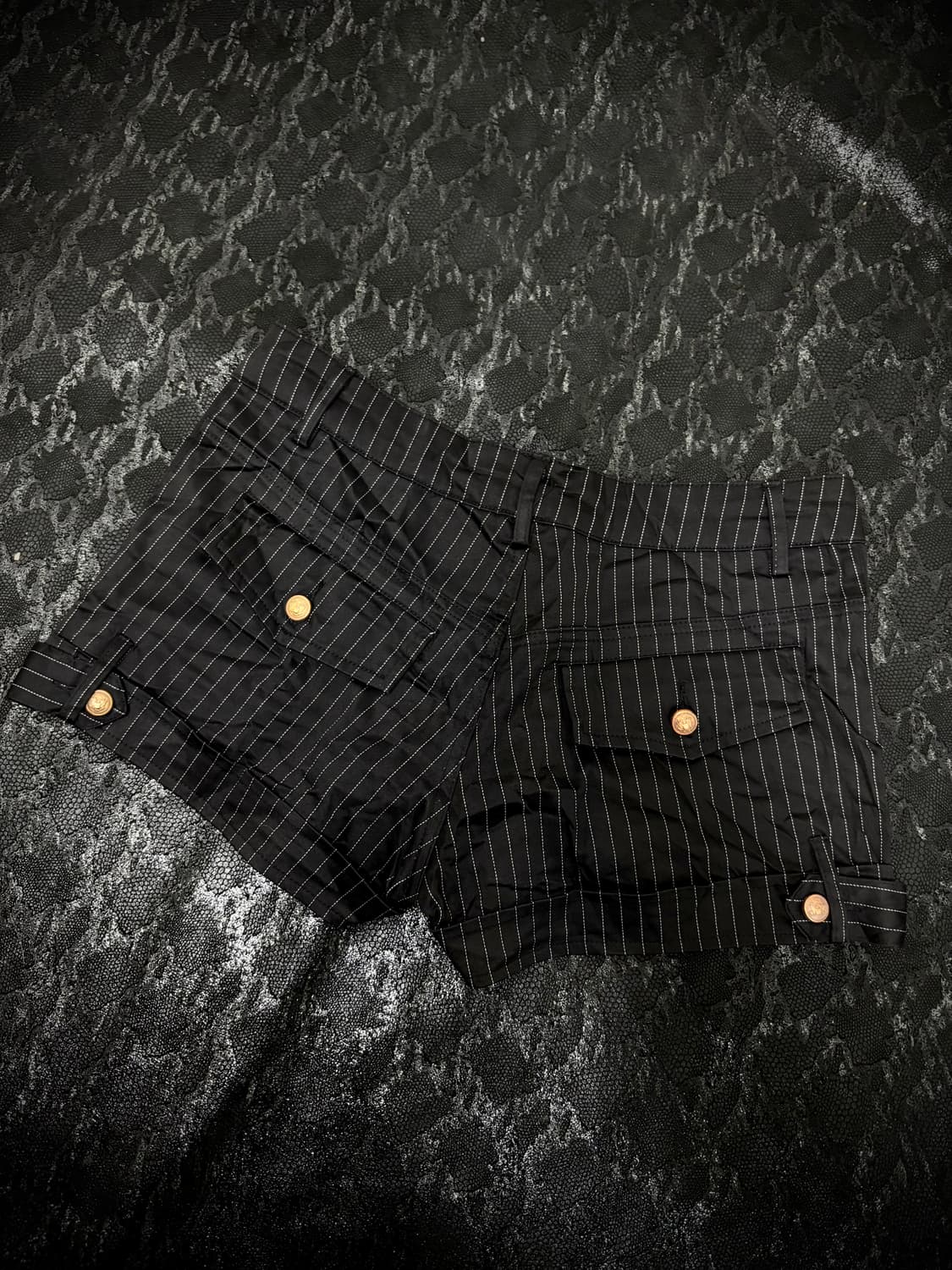 “Vintage” Geek Chic Stripe Short Pants 상품이미지7