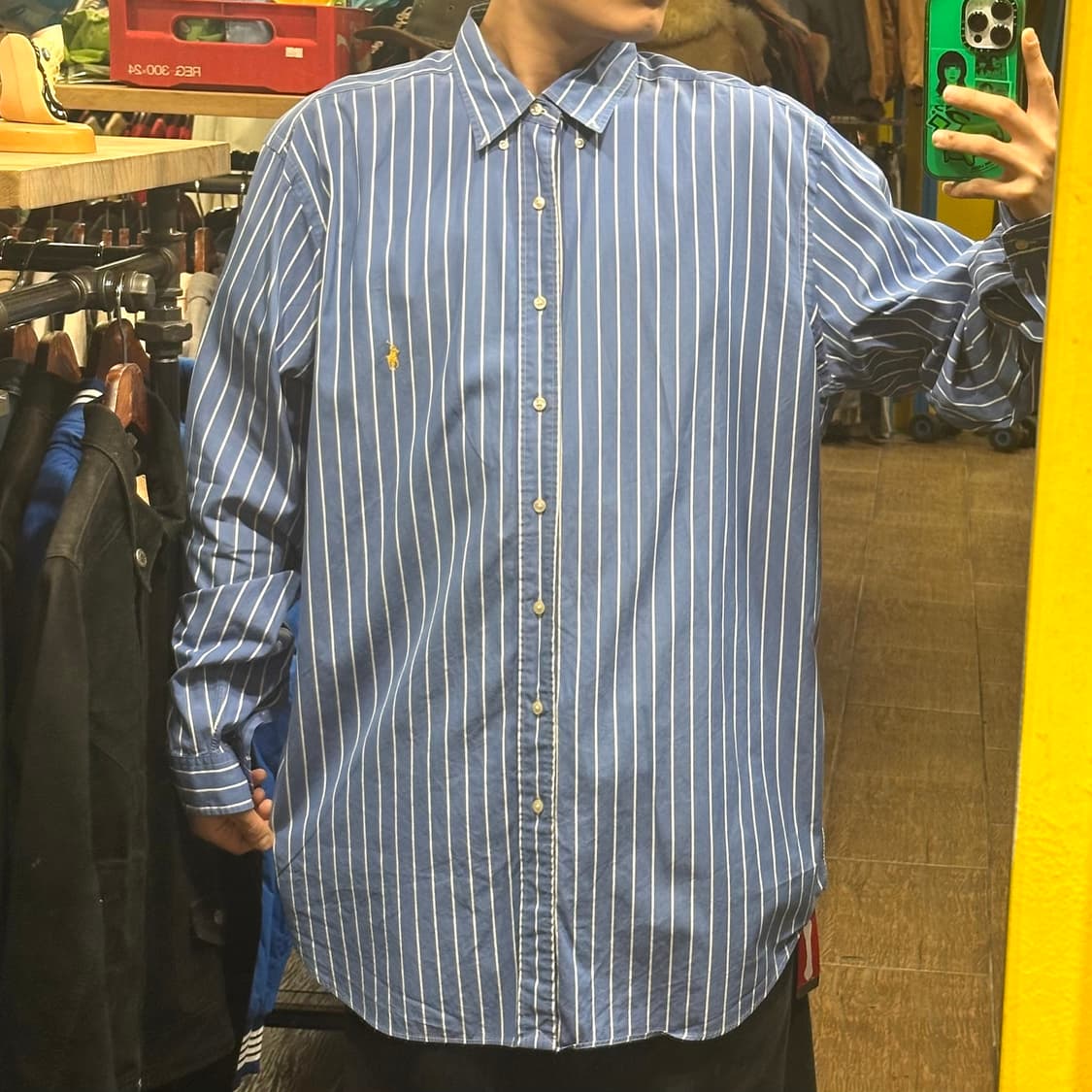 [HI] 폴로 랄프로렌 반팔셔츠 블루 상품이미지1