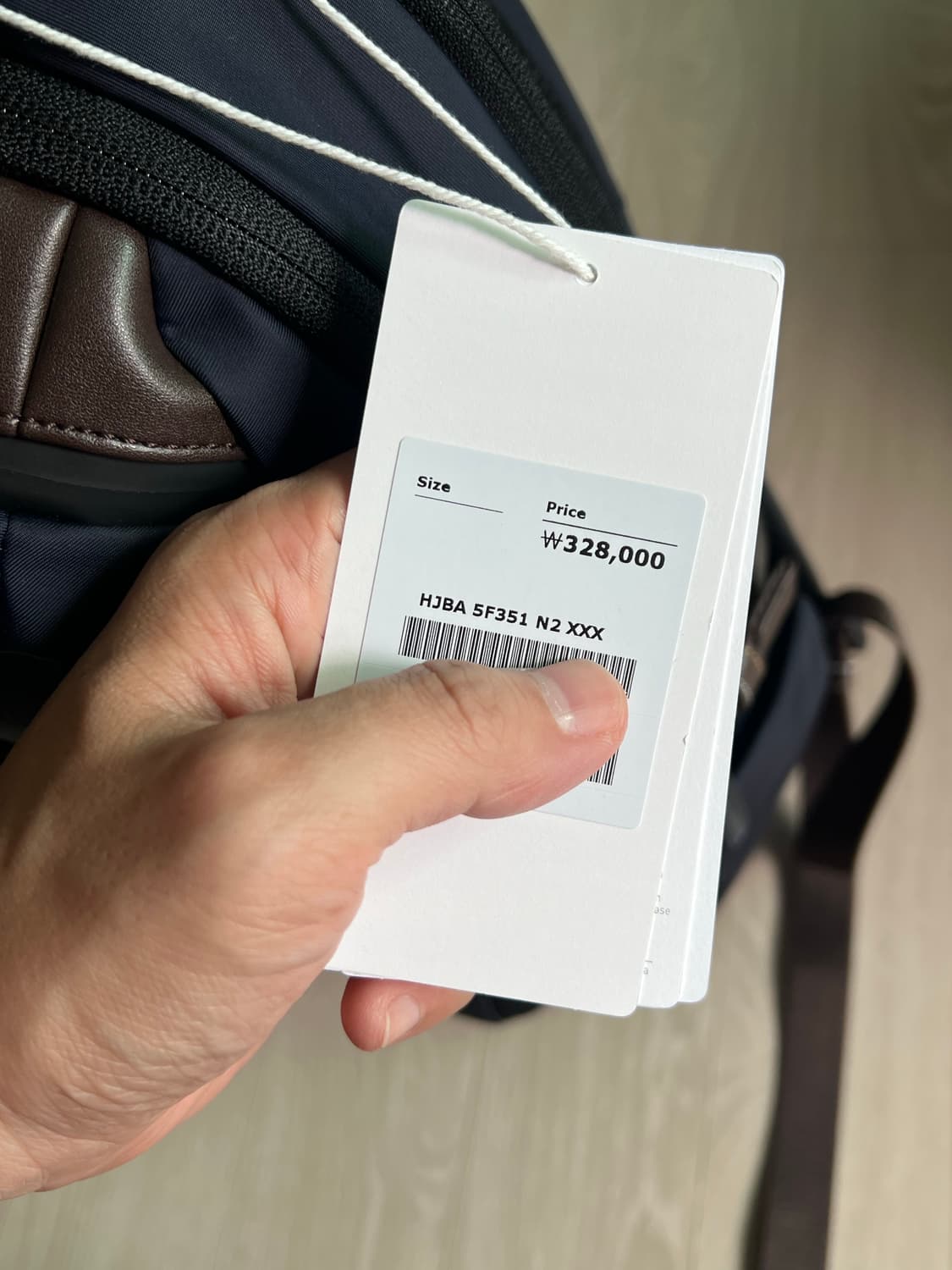 헤지스 코듀라 나일론 백팩 25fw 새상품 상품이미지2