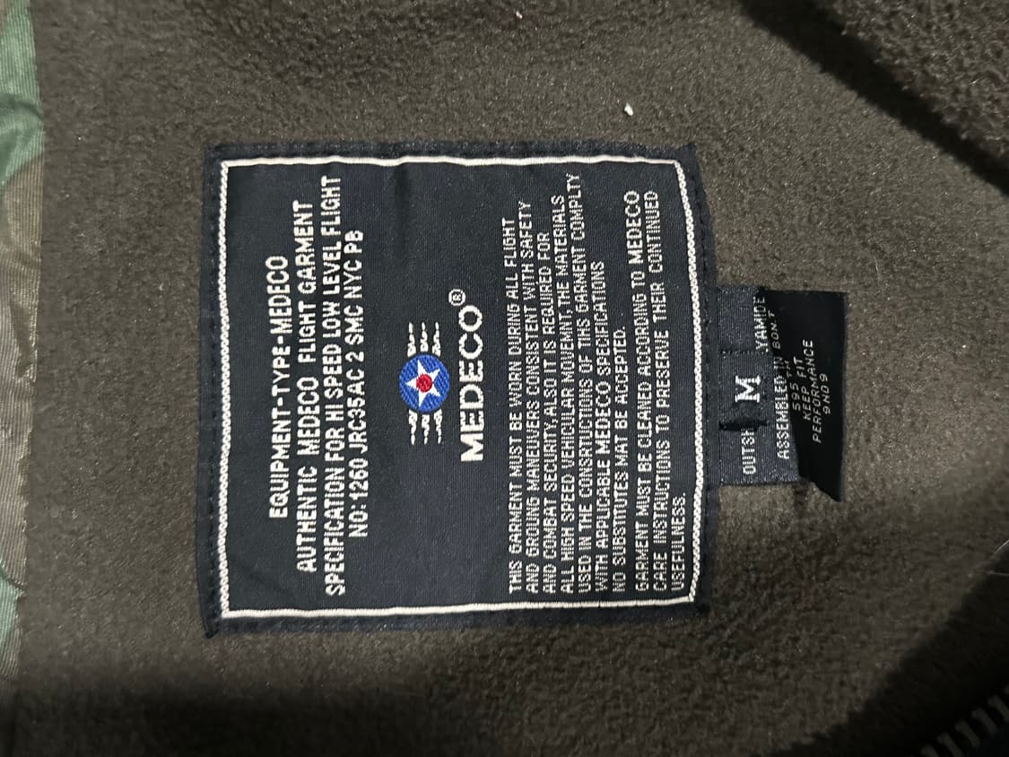 MEDECO 메데코 카모플라쥬 바람막이 밀리터리 자켓 M 상품이미지2