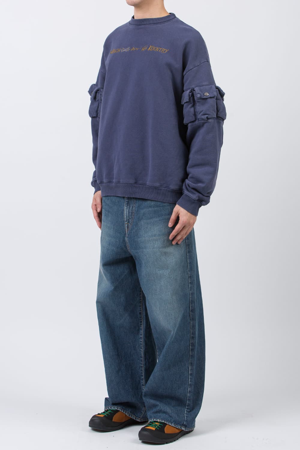 캐피탈 14OZ DENIM PORT BAGGY PANT 상품이미지2