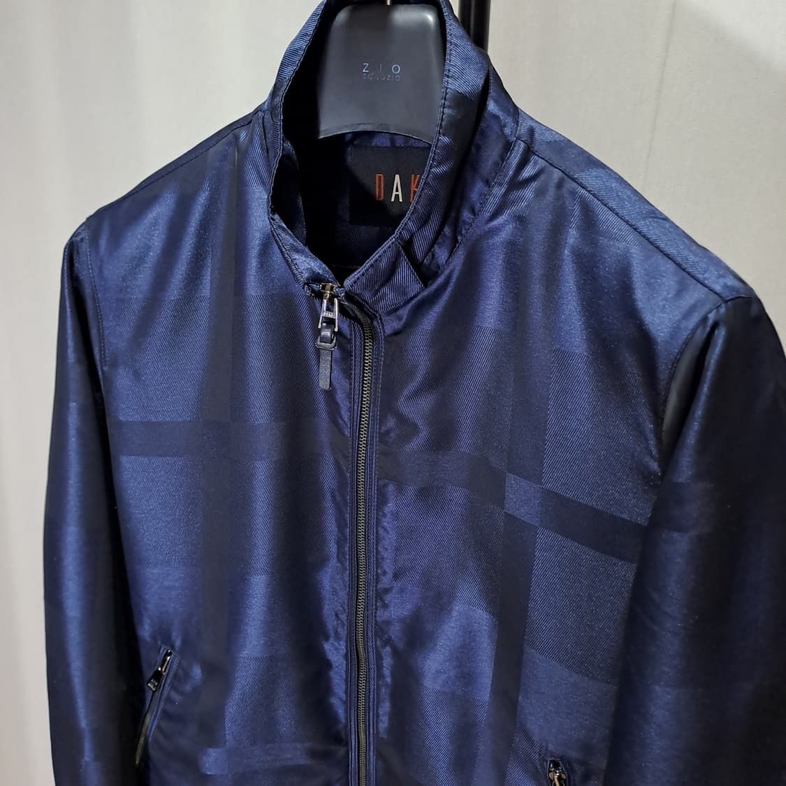 (택포) 닥스 빅체크 블루종 100 B532 상품이미지2