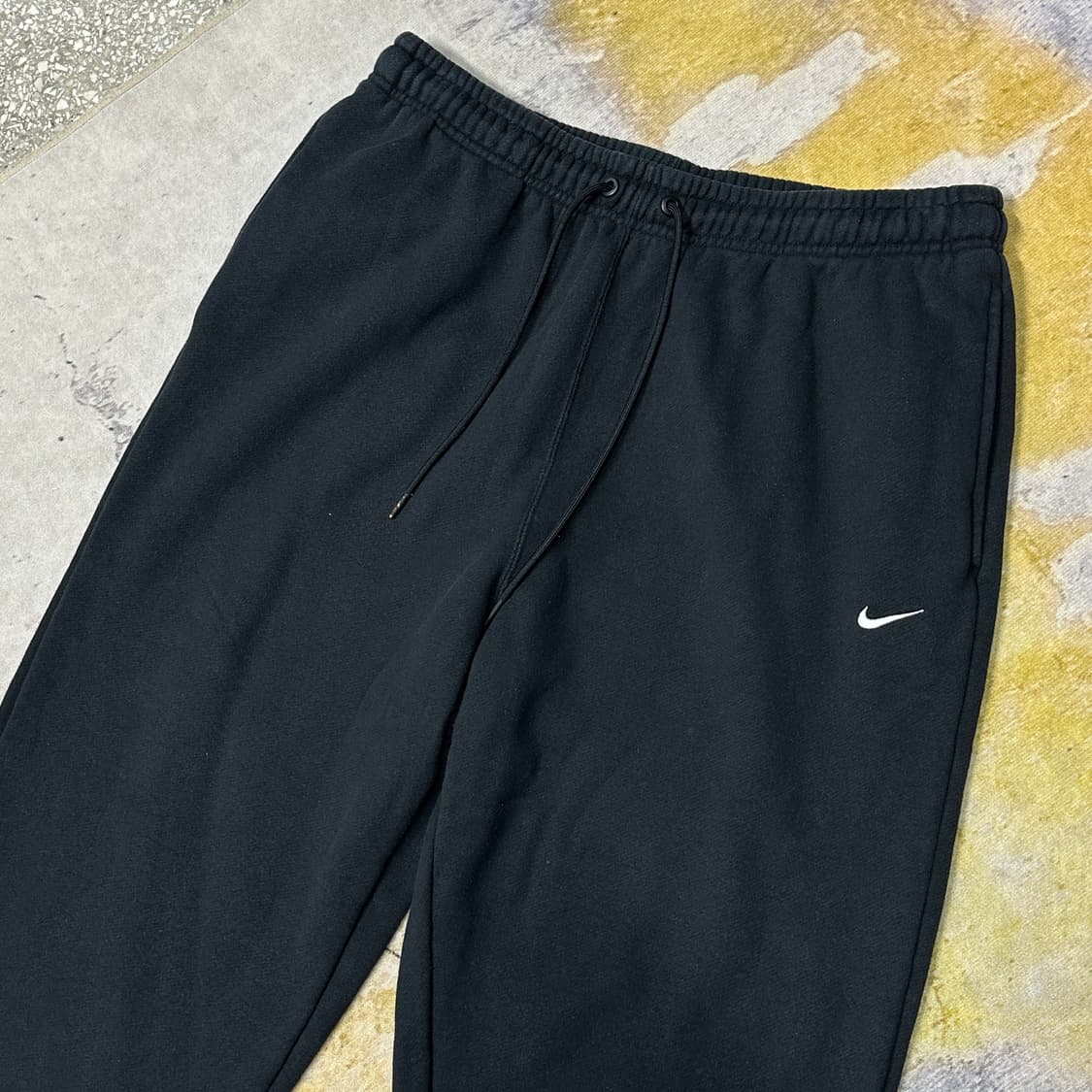 나이키 스우시 블랙 트레이닝팬츠 XL 상품이미지2