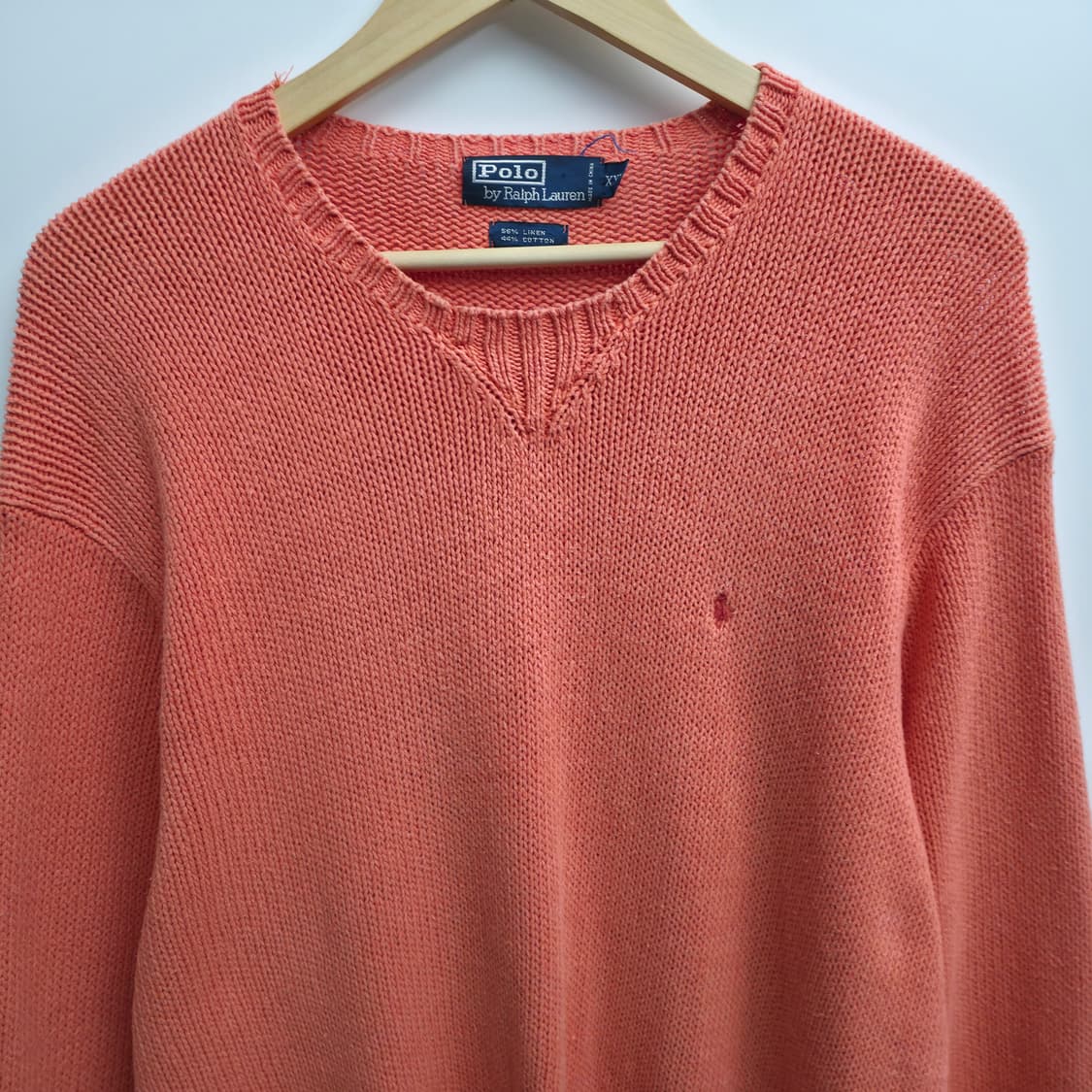 [XXL] 90's 폴로 랄프로렌 린넨 코튼 니트 상품이미지2