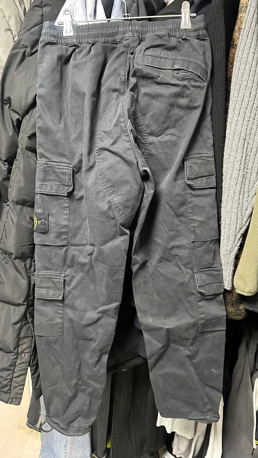 스톤아일랜드 올드이펙트 더블 탄창 스트링 카고팬츠 28 상품이미지2