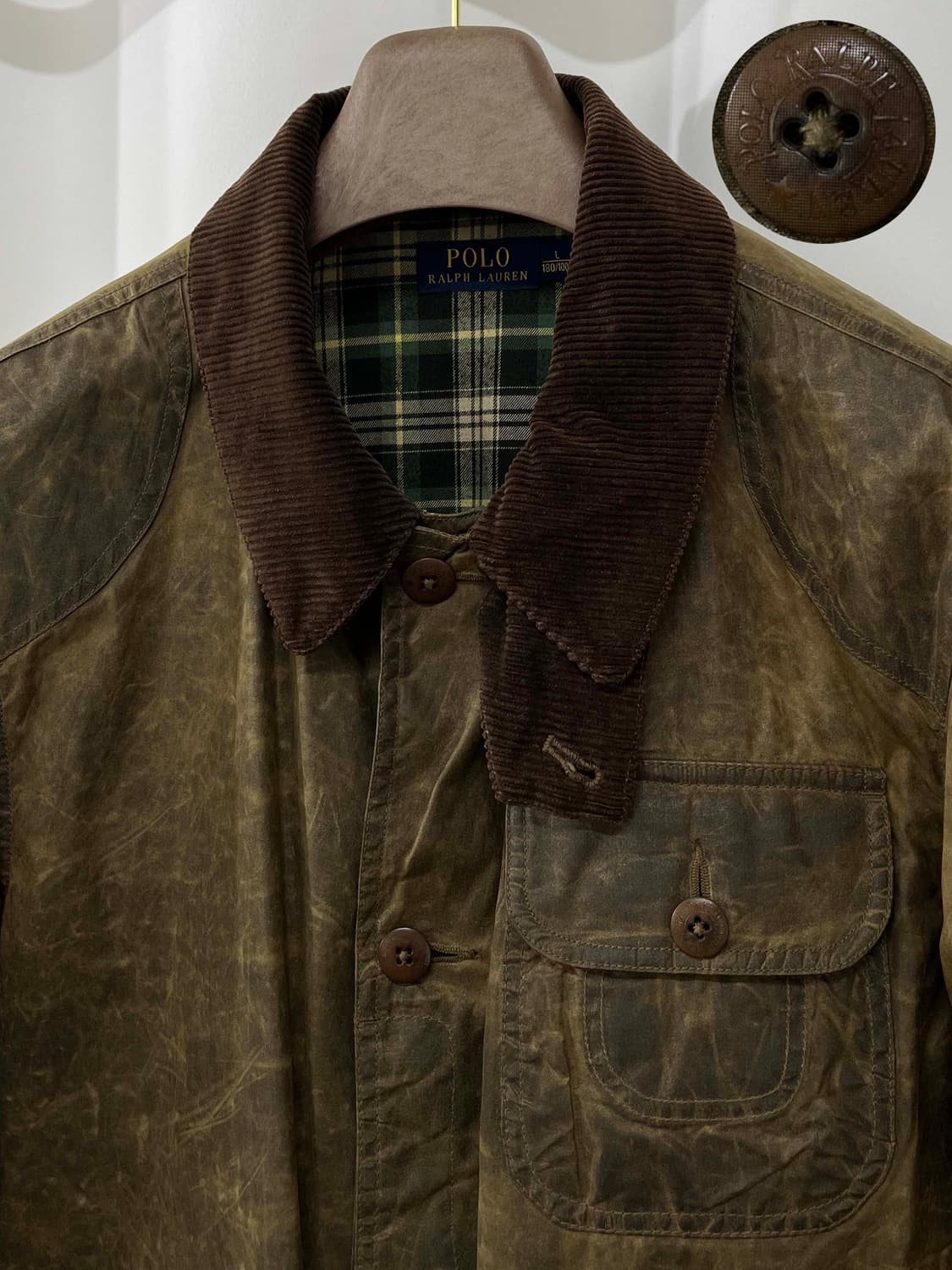 폴로 랄프로렌 인디언헤드 왁스드 코듀로이 모호크 헌팅 필드자켓 상품이미지6