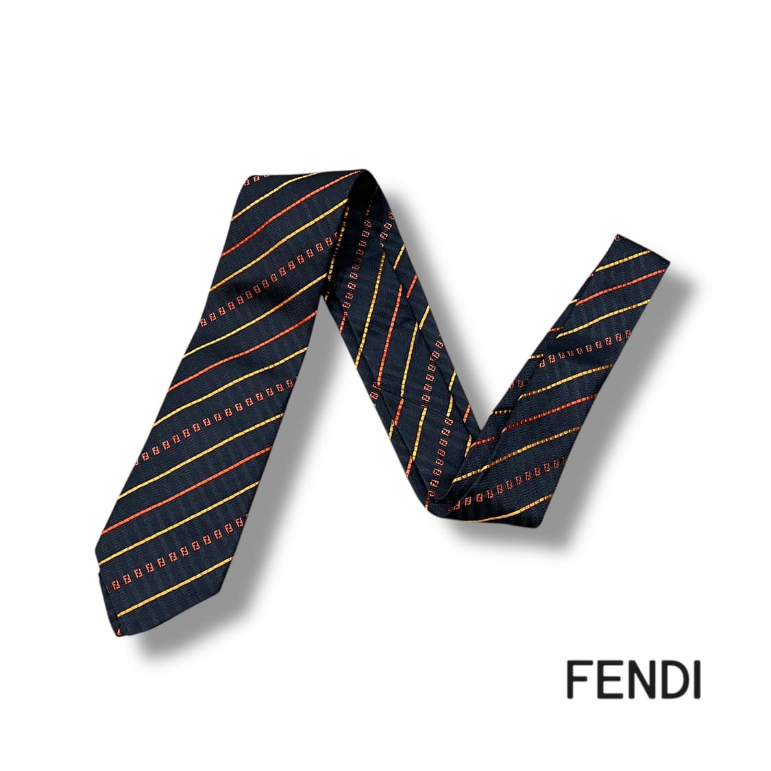  펜디 스트라이프 패턴 실크 넥타이 y14307 상품이미지1