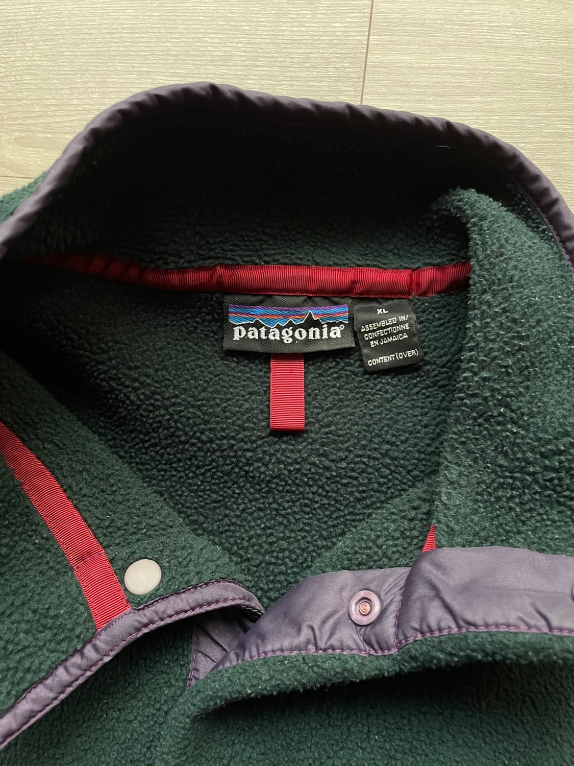 90s 파타고니아 신칠라 그린 퍼플 블랙 patagonia 상품이미지3