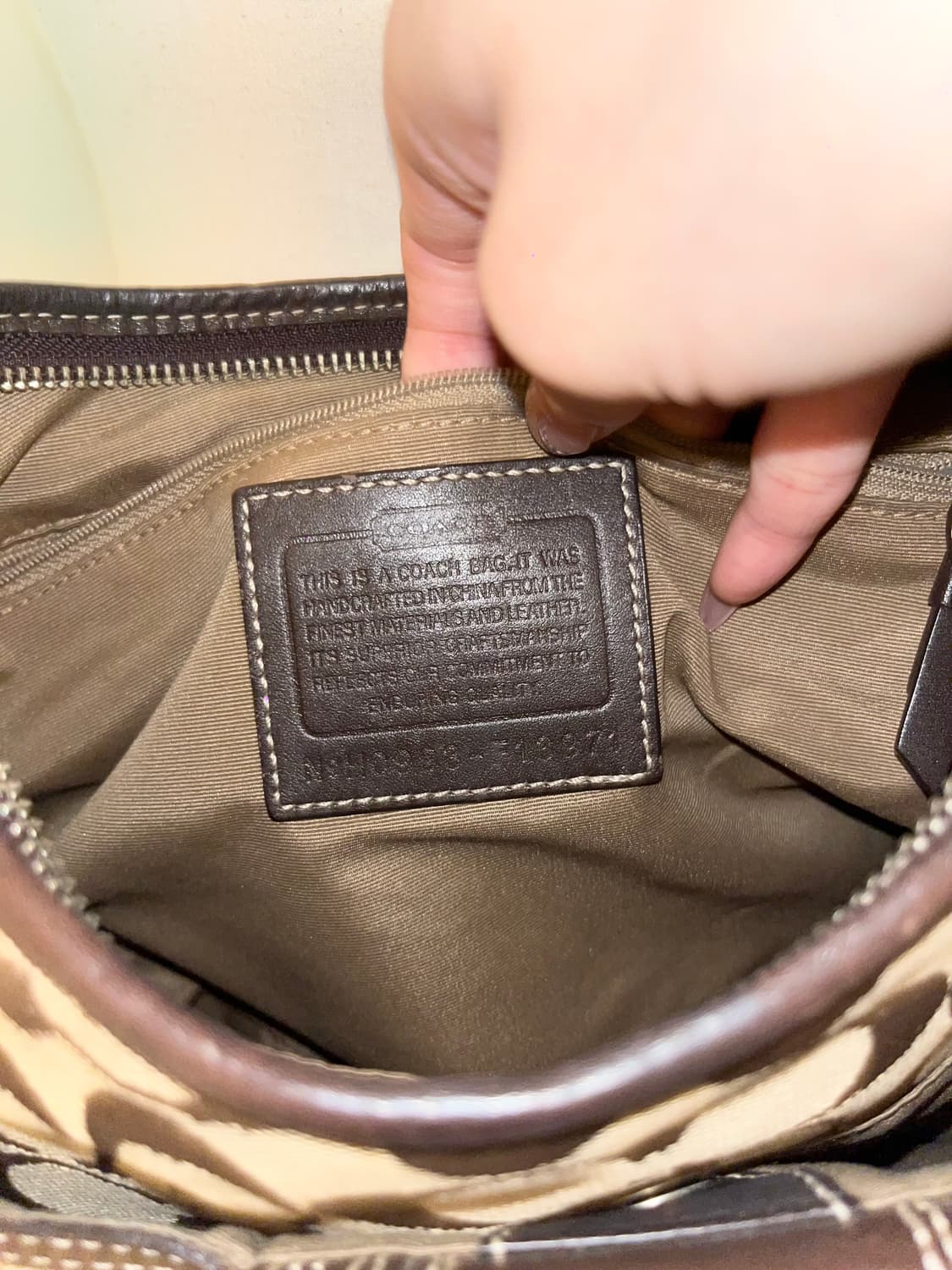 Coach Bacis Brown Shoulder bag   상품이미지8