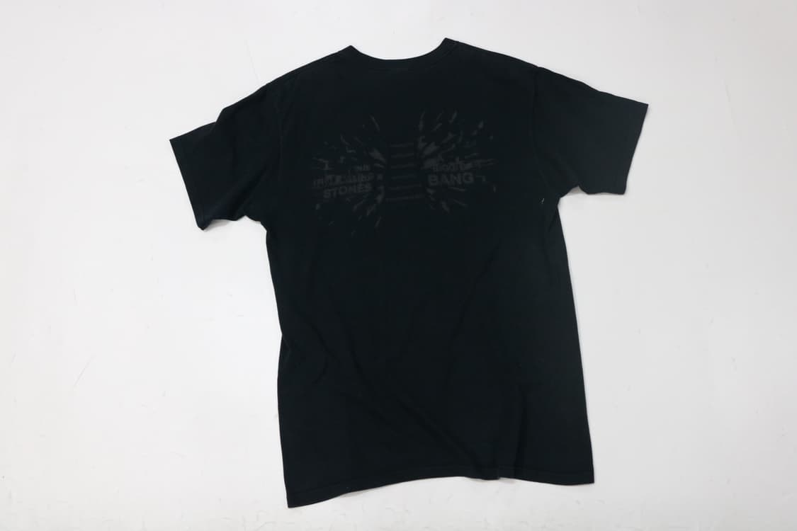 롤링스톤즈 2006 투어 빈티지 블랙 티셔츠 (L) 상품이미지7
