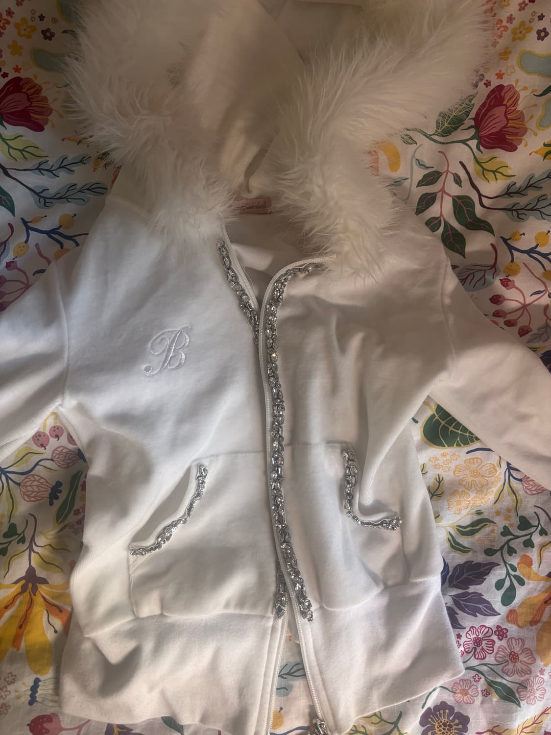 베이비메탈클럽 글램 퍼후드 화이트 상품이미지2