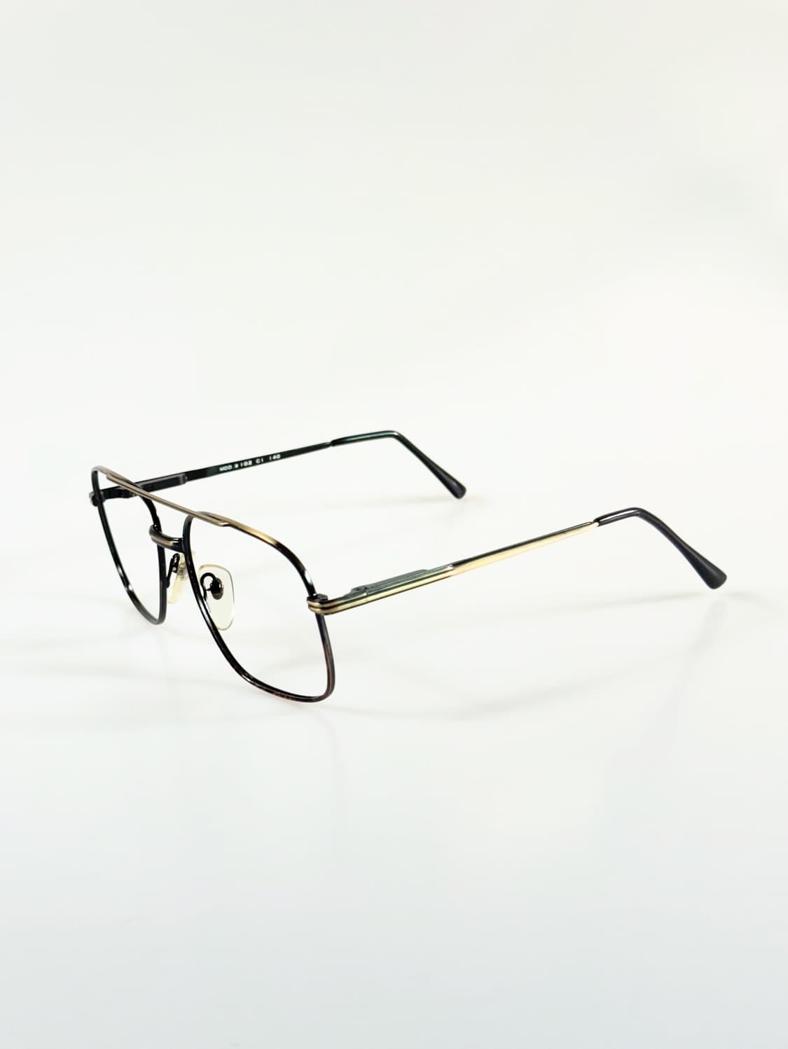 90s Priority Eyewear 엔틱 스퀘어 보잉 빈티지 안경 상품이미지3