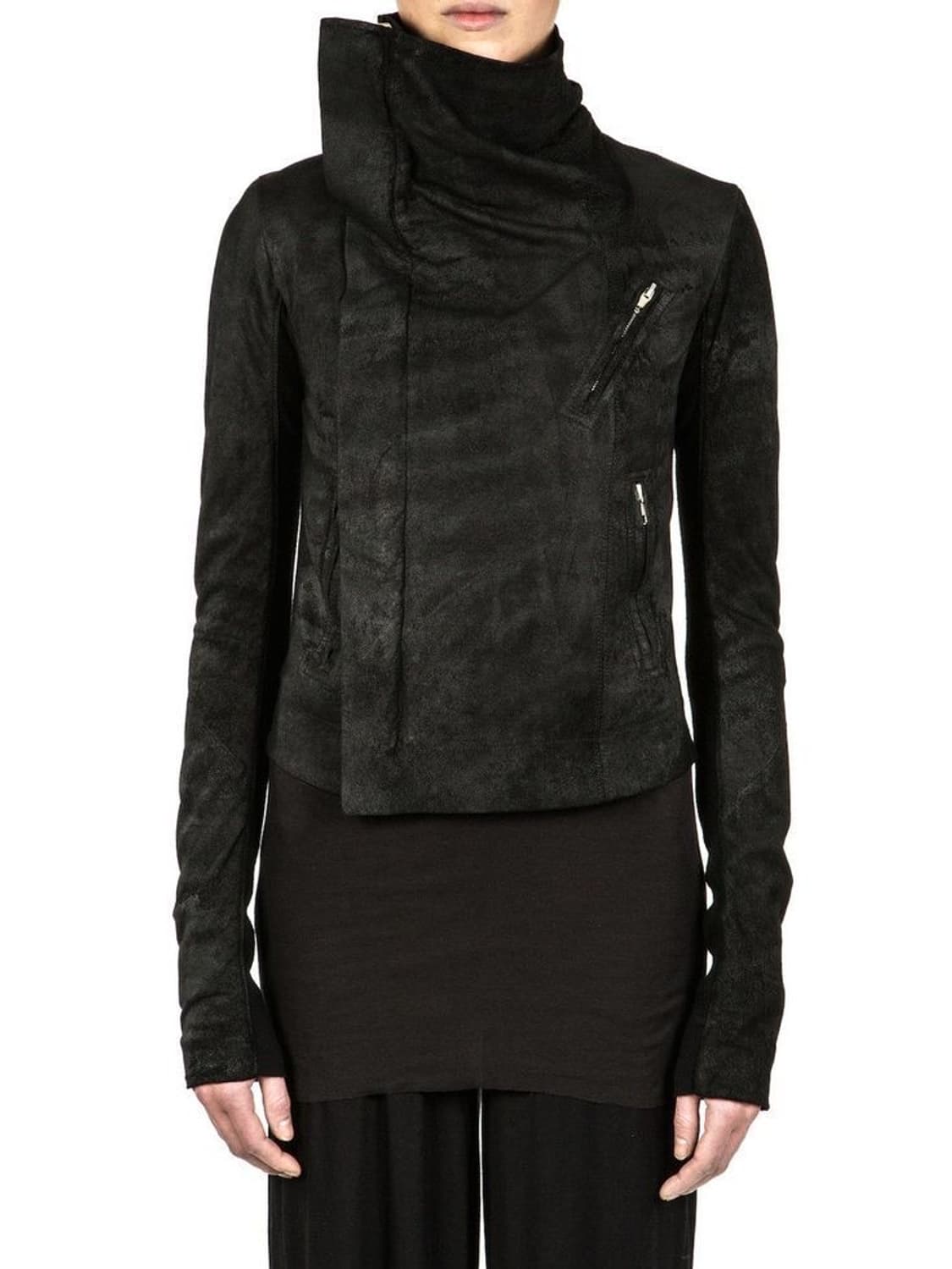 릭오웬스 11SS 나스카 하이넥 블리스터드 램 레더자켓 38 상품이미지1