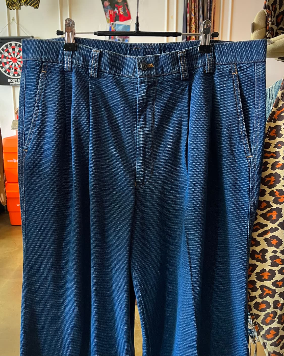 90s MCM Old 2-Tuck Denim Maxi Trouser 상품이미지4