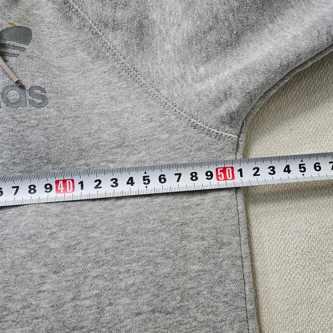 105 아디다스 그레이 후드집업 0305Y 상품이미지9