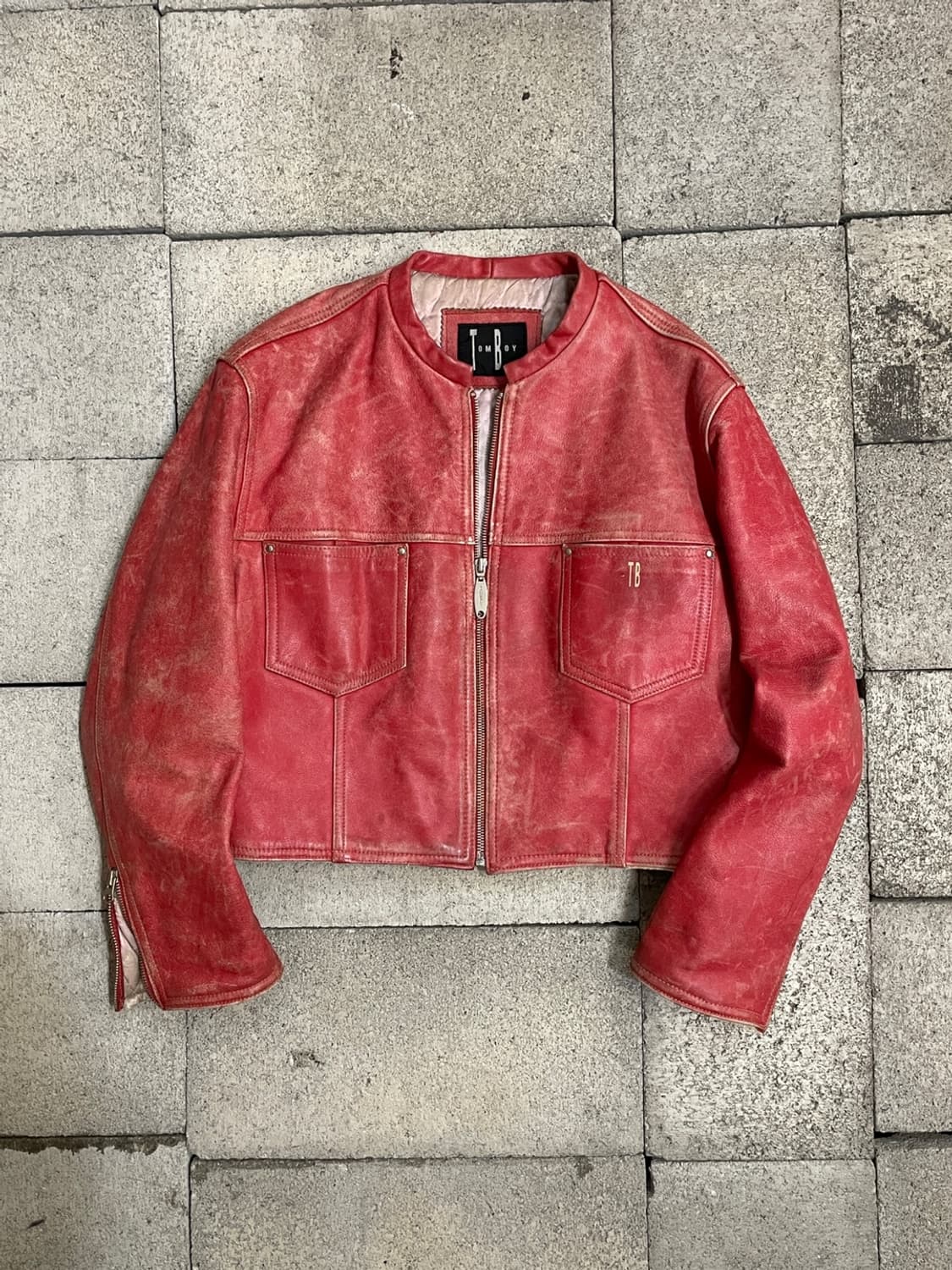 빈티지 싱글 라이더 자켓  상품이미지2