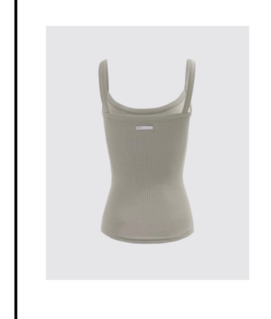 킴즈서울 111 ESSENTIAL SLEEVELESS TOP (KHAKI 상품이미지1