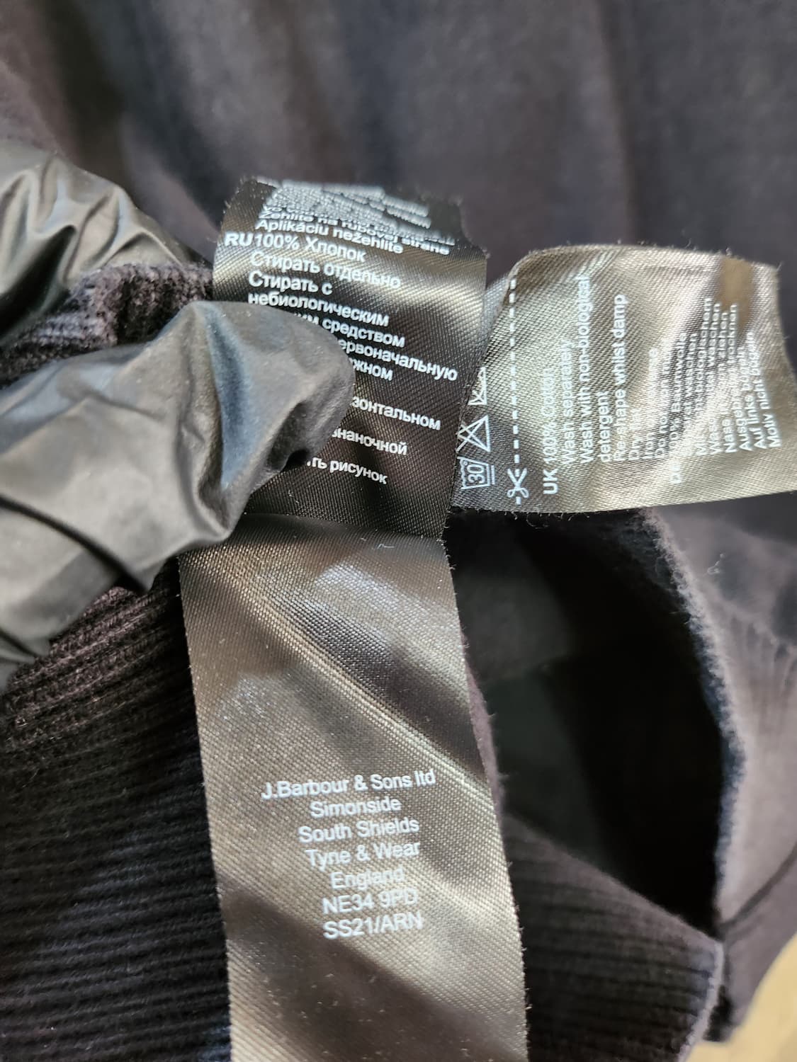 496) 바버 Barbour 남성 반집업 니트 상품이미지5