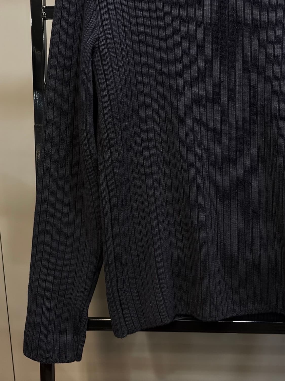 (약95) 세인츠제임스 패치디테일 트윌 니트 딥네이비 8.9   상품이미지4