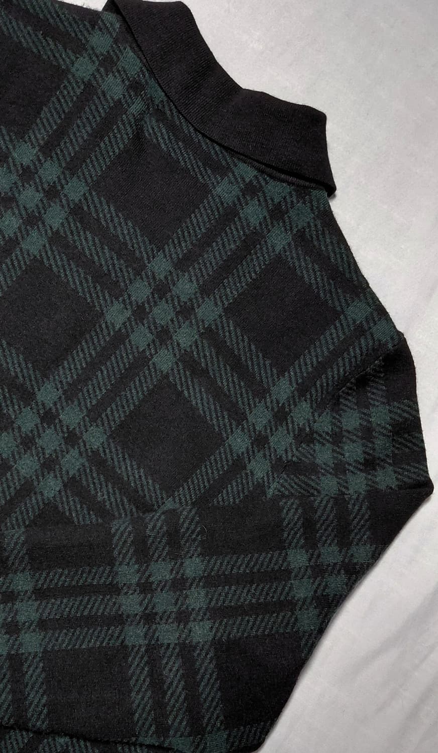 Anne Klein 앤클라인 체크 니트 집업 자켓 (L사이즈) 상품이미지9