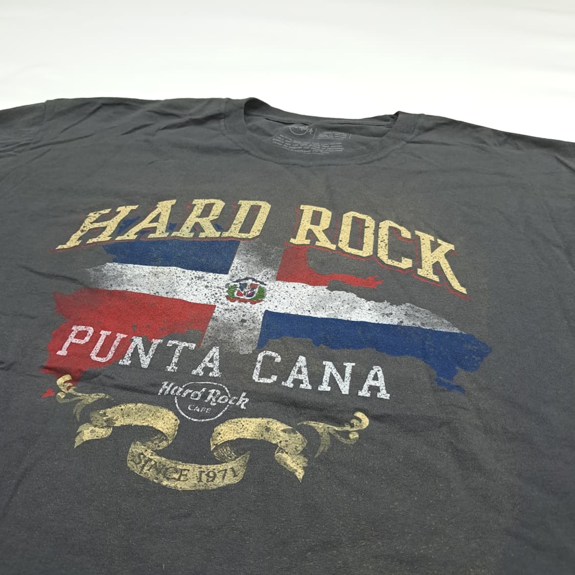 Co642 L 하드락 카페 PUNTA CANA 다크그레이 반팔 티셔츠 상품이미지3