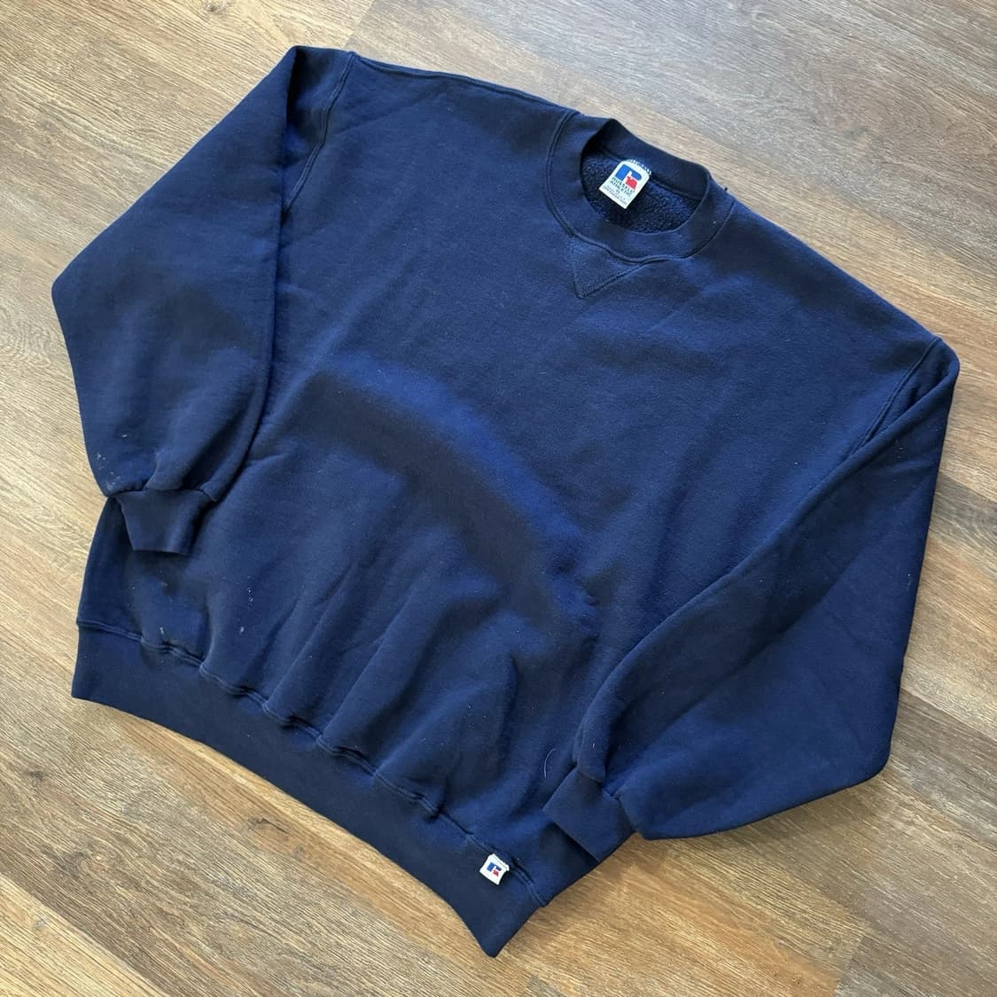 90s 러셀 애슬레틱 빈티지 네이비 블루 맨투맨 상품이미지2